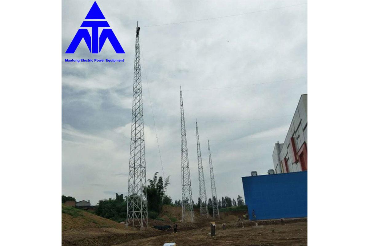 Galvanized Lattice Steel Lightning Support Tower: ການແກ້ໄຂເພື່ອສ້າງຄວາມຢືດຢຸ່ນ