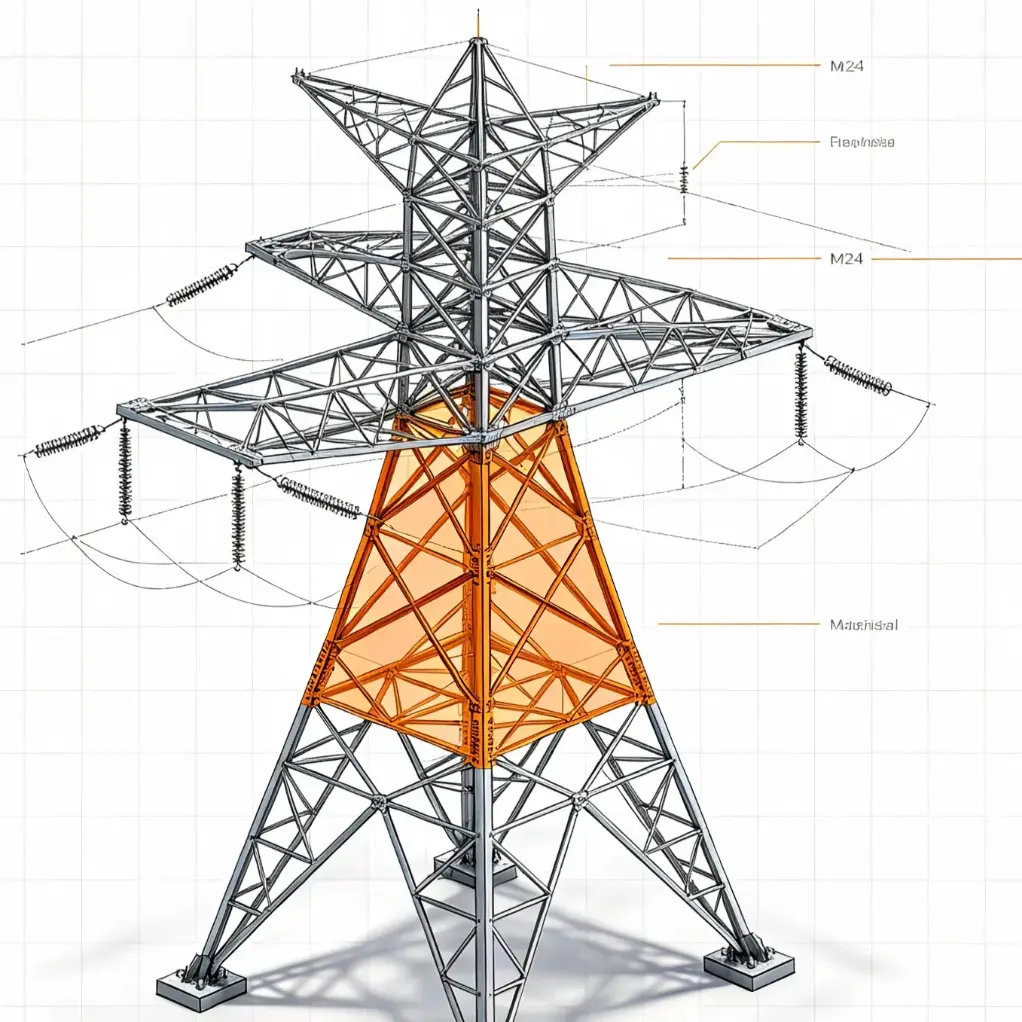 ການວິເຄາະວັດສະດຸຂອງ Power Steel Towers